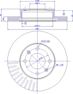 CAR 142.1146 - Тормозной диск autospares.lv