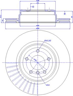 CAR 142.1164 - Тормозной диск autospares.lv