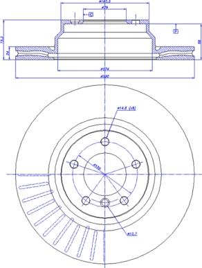 CAR 142.1165 - Тормозной диск autospares.lv