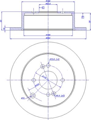 CAR 142.1160 - Тормозной диск autospares.lv