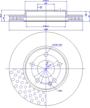 CAR 142.1168 - Тормозной диск autospares.lv