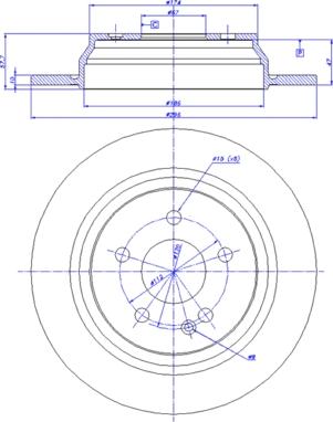 CAR 142.1100 - Тормозной диск autospares.lv