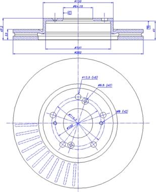 CAR 142.1107 - Тормозной диск autospares.lv