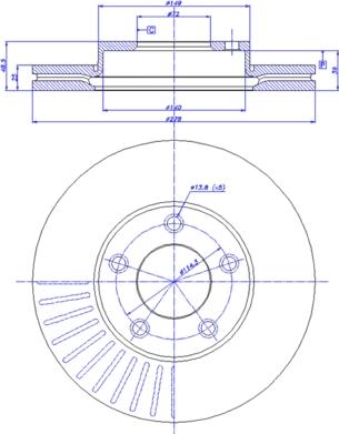 CAR 142.1119 - Тормозной диск autospares.lv