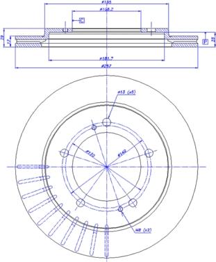 CAR 142.1184 - Тормозной диск autospares.lv