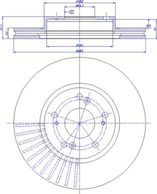 CAR 142.1186 - Тормозной диск autospares.lv