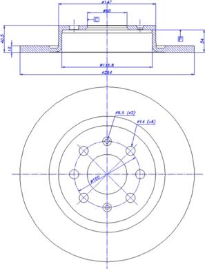 CAR 142.1182 - Тормозной диск autospares.lv