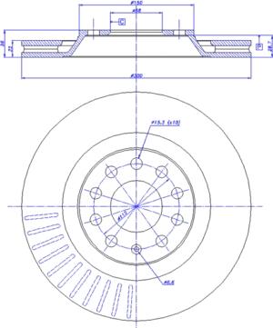 CAR 142.1135 - Тормозной диск autospares.lv