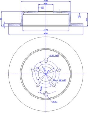 CAR 142.1138 - Тормозной диск autospares.lv