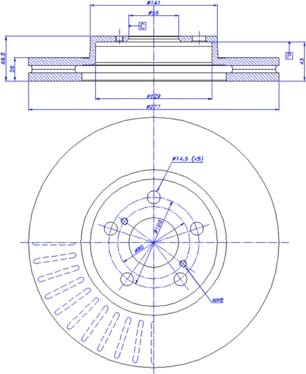 CAR 142.1137 - Тормозной диск autospares.lv