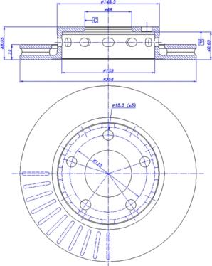 CAR 142.1122 - Тормозной диск autospares.lv