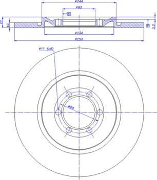 CAR 142.184 - Тормозной диск autospares.lv