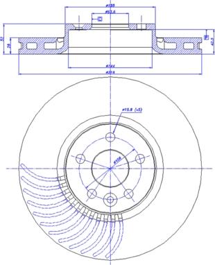 CAR 142.1399 - Тормозной диск autospares.lv