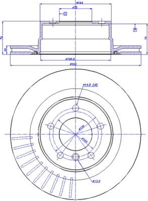 CAR 142.1390 - Тормозной диск autospares.lv