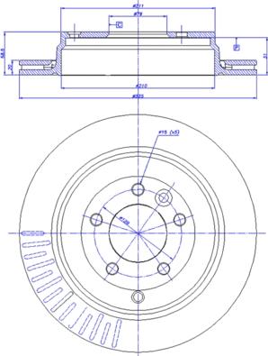 CAR 142.1393 - Тормозной диск autospares.lv