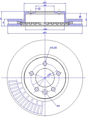 CAR 142.1392 - Тормозной диск autospares.lv