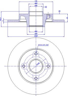 CAR 142.1349 - Тормозной диск autospares.lv