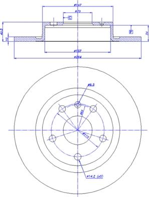 CAR 142.1342 - Тормозной диск autospares.lv