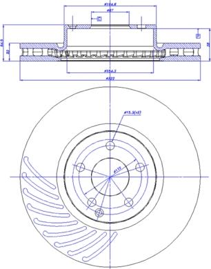 CAR 142.1369 - Тормозной диск autospares.lv