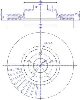 CAR 142.1366 - Тормозной диск autospares.lv