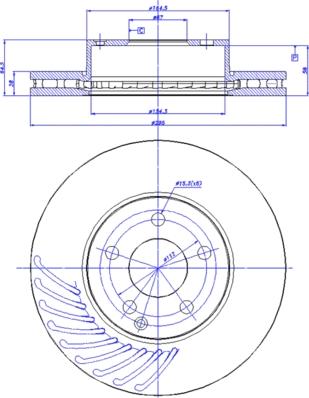 CAR 142.1368 - Тормозной диск autospares.lv