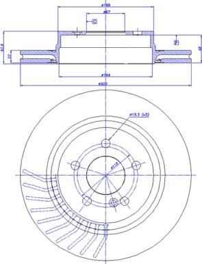 CAR 142.1363 - Тормозной диск autospares.lv