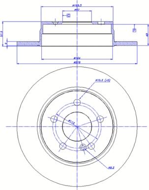 CAR 142.1362 - Тормозной диск autospares.lv