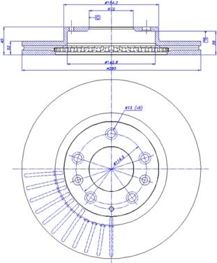 CAR 142.1306 - Тормозной диск autospares.lv