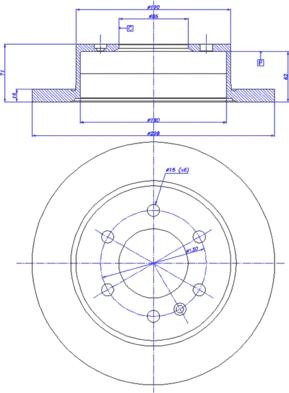 CAR 142.1334 - Тормозной диск autospares.lv