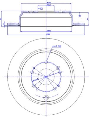 CAR 142.1336 - Тормозной диск autospares.lv