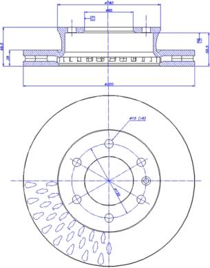 CAR 142.1330 - Тормозной диск autospares.lv