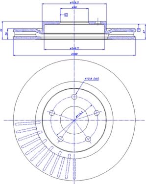 CAR 142.1320 - Тормозной диск autospares.lv