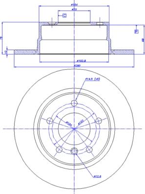 CAR 142.1328 - Тормозной диск autospares.lv