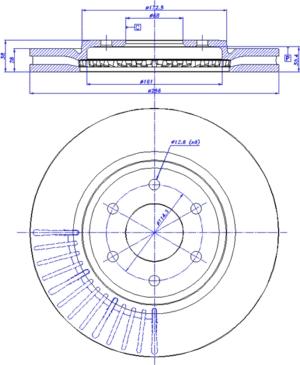 CAR 142.1322 - Тормозной диск autospares.lv