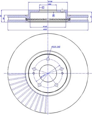 CAR 142.1294 - Тормозной диск autospares.lv