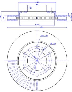 CAR 142.1295 - Тормозной диск autospares.lv