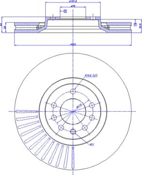 CAR 142.1249 - Тормозной диск autospares.lv