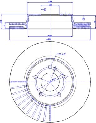 CAR 142.1245 - Тормозной диск autospares.lv