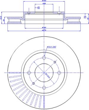 CAR 142.1247 - Тормозной диск autospares.lv