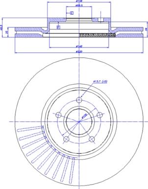 CAR 142.1259 - Тормозной диск autospares.lv