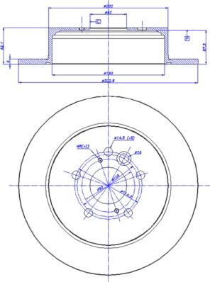 CAR 142.1257 - Тормозной диск autospares.lv