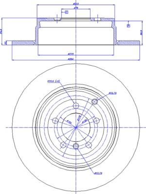 CAR 142.1264 - Тормозной диск autospares.lv