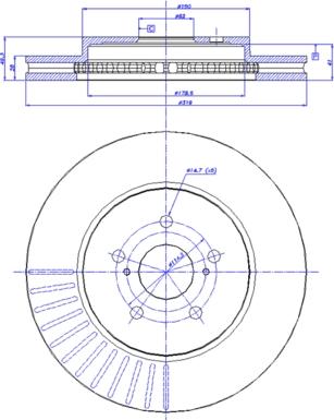 CAR 142.1265 - Тормозной диск autospares.lv