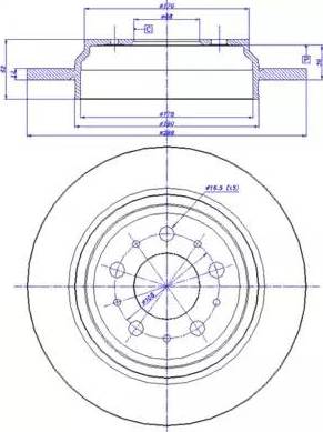 CAR 142.1260 - Тормозной диск autospares.lv