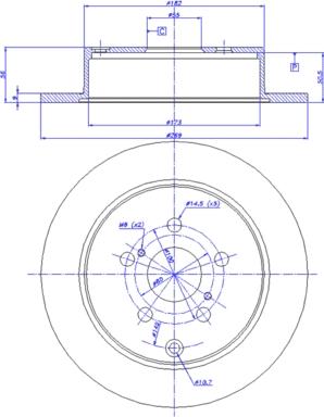 CAR 142.1204 - Тормозной диск autospares.lv