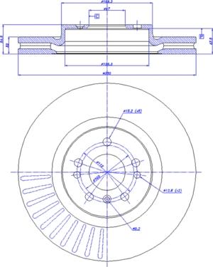 CAR 142.1205 - Тормозной диск autospares.lv