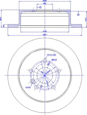 CAR 142.1201 - Тормозной диск autospares.lv