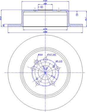 CAR 142.1208 - Тормозной диск autospares.lv