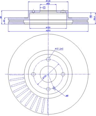 CAR 142.1210 - Тормозной диск autospares.lv