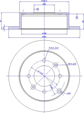 CAR 142.1211 - Тормозной диск autospares.lv